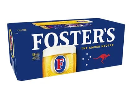 Foster's Lager, 18 cans